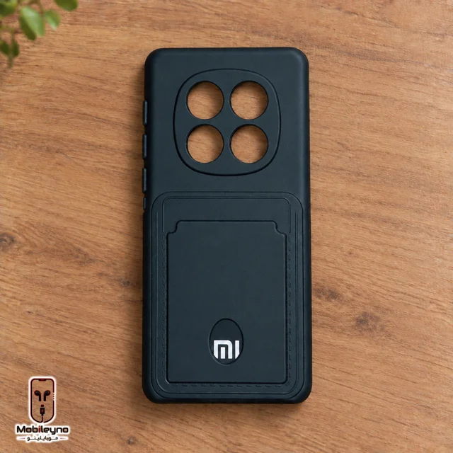 Xiaomi Redmi Note 14 Pro Charming Card Holder Case Black