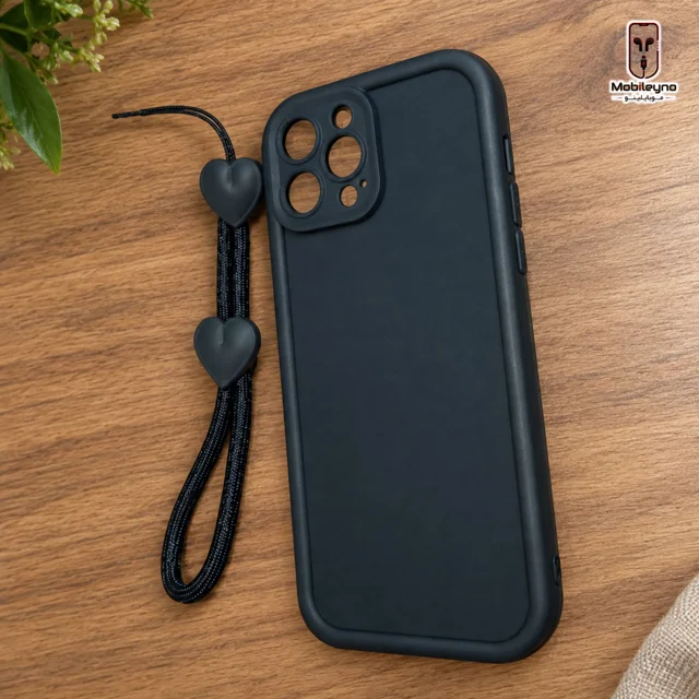iPhone 13 Pro Max Matte Jelly Case Kind Heart with Free Charm