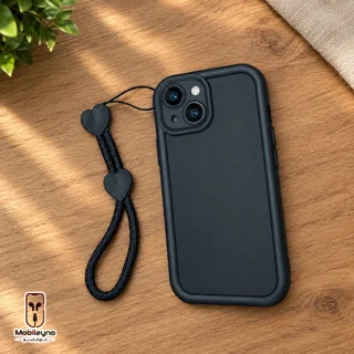 iPhone 13 Matte Jelly Case Kind Heart with Free Charm